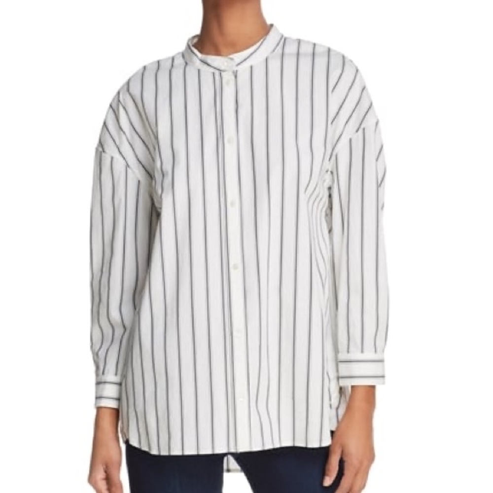 Joie Pani Striped Button Up Shirt